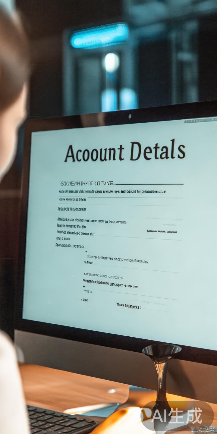 三、正确填写账户信息
核实输入的账户信息和联系方